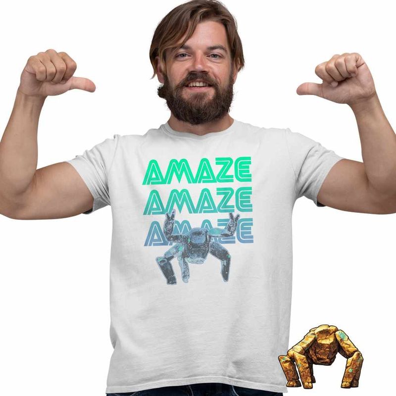 Fashion, accesorii si bijuterii - Barbati - Imbracaminte - Tricouri si bluze barbati - Tricou Barbati Project Hail Mary Rocky Amaze Eridian Alien Engineer, alb, marime 3XL - Infinity.ro