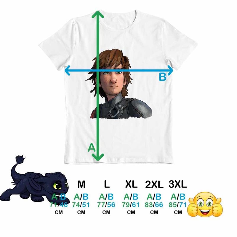 Fashion, accesorii si bijuterii - Barbati - Imbracaminte - Tricouri si bluze barbati - Tricou Barbati Hiccup Viking Dragon Rider How to train your dragon, alb, marime XL - Infinity.ro