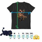 Fashion, accesorii si bijuterii - Barbati - Imbracaminte - Tricouri si bluze barbati - Tricou Barbati Fishtlegs Meatlug How to train your dragon, negru, marime XL - Infinity.ro