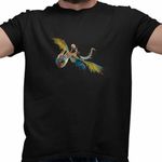 Fashion, accesorii si bijuterii - Barbati - Imbracaminte - Tricouri si bluze barbati - Tricou Barbati Dragon Astrid How to train your dragon, negru, marime S - Infinity.ro