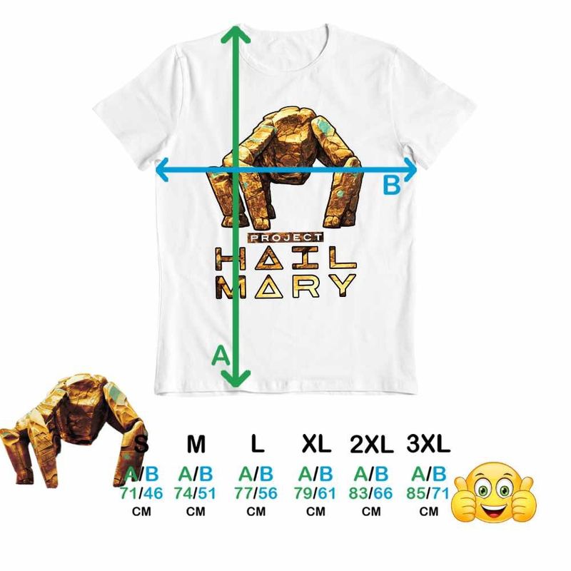 Fashion, accesorii si bijuterii - Barbati - Imbracaminte - Tricouri si bluze barbati - Tricou Barbati Project Hail Mary Rocky Eridian Alien Engineer, alb, marime 2XL - Infinity.ro