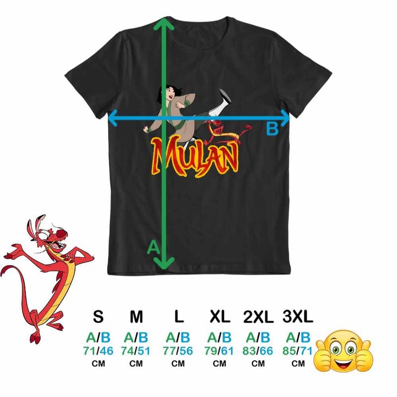 Fashion, accesorii si bijuterii - Barbati - Imbracaminte - Tricouri si bluze barbati - Tricou Barbati Mulan Mushu Kung Fu, negru, marime M - Infinity.ro