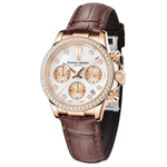 Fashion, accesorii si bijuterii - Femei - Bijuterii femei - Ceasuri femei - Ceas Dama PAGANI DESIGN PD-1730 Rose Gold, Cronograf VD55, Safir, 36mm, 50M - Infinity.ro