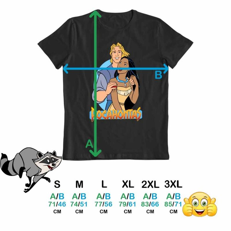 Fashion, accesorii si bijuterii - Barbati - Imbracaminte - Tricouri si bluze barbati - Tricou Barbati Pocahontas Love John Valentines Day, negru, marime S - Infinity.ro