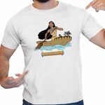 Fashion, accesorii si bijuterii - Barbati - Imbracaminte - Tricouri si bluze barbati - Tricou Barbati Pocahontas Meeko Canoe, alb, marime L - Infinity.ro