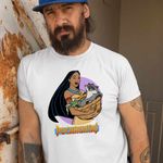 Fashion, accesorii si bijuterii - Barbati - Imbracaminte - Tricouri si bluze barbati - Tricou Barbati Pocahontas Meeko, alb, marime M - Infinity.ro