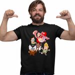 Fashion, accesorii si bijuterii - Barbati - Imbracaminte - Tricouri si bluze barbati - Tricou Barbati Captain Underpants All Gang Epic Tales Aventurile Capitanului Chilot, negru, marime S - Infinity.ro