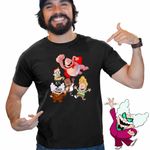 Fashion, accesorii si bijuterii - Barbati - Imbracaminte - Tricouri si bluze barbati - Tricou Barbati Captain Underpants All Gang Epic Tales Aventurile Capitanului Chilot, negru, marime S - Infinity.ro