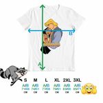 Fashion, accesorii si bijuterii - Barbati - Imbracaminte - Tricouri si bluze barbati - Tricou Barbati Pocahontas Love Dragobete, alb, marime M - Infinity.ro