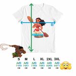 Fashion, accesorii si bijuterii - Barbati - Imbracaminte - Tricouri si bluze barbati - Tricou Barbati Moana Vaiana, alb, marime S - Infinity.ro