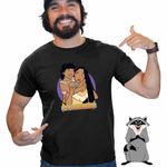 Fashion, accesorii si bijuterii - Barbati - Imbracaminte - Tricouri si bluze barbati - Tricou Barbati Pocahontas Nakoma, negru, marime XL - Infinity.ro