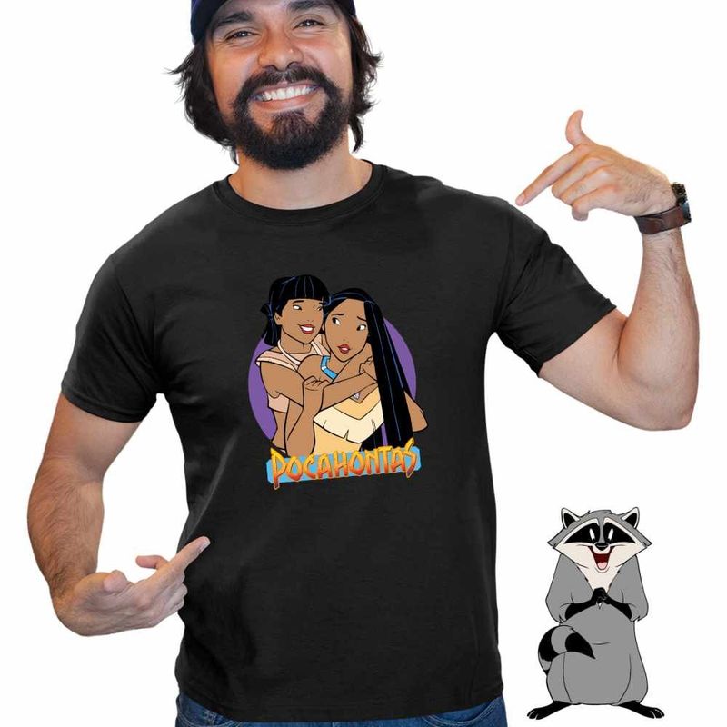 Fashion, accesorii si bijuterii - Barbati - Imbracaminte - Tricouri si bluze barbati - Tricou Barbati Pocahontas Nakoma, negru, marime XL - Infinity.ro