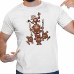 Fashion, accesorii si bijuterii - Barbati - Imbracaminte - Tricouri si bluze barbati - Tricou Barbati Kakamora Moana Vaiana, alb, marime 3XL - Infinity.ro