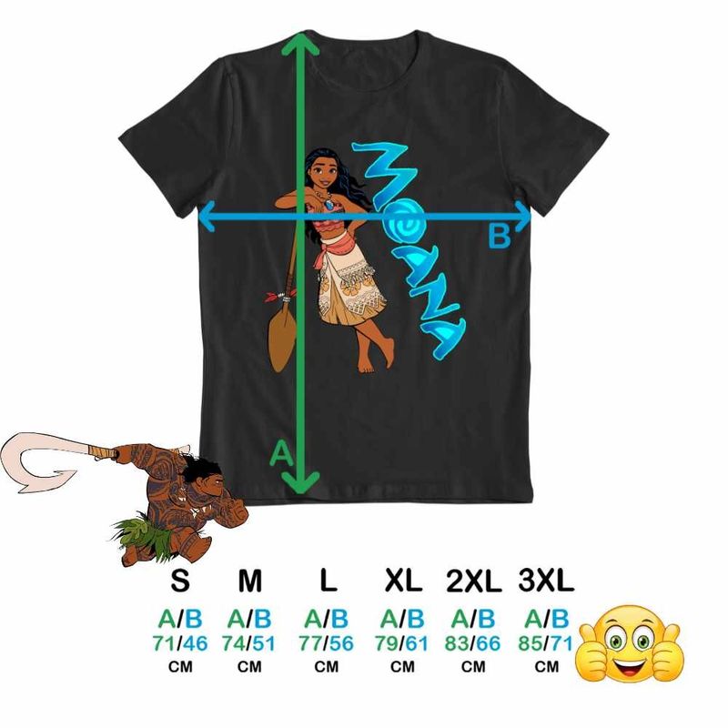 Fashion, accesorii si bijuterii - Barbati - Imbracaminte - Tricouri si bluze barbati - Tricou Barbati Vaiana Moana Hawaii, negru, marime L - Infinity.ro