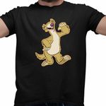 Fashion, accesorii si bijuterii - Barbati - Imbracaminte - Tricouri si bluze barbati - Tricou Barbati Ice Age Sid Party Epoca de Gheata, negru, marime L - Infinity.ro