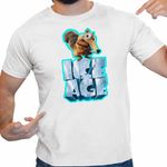 Fashion, accesorii si bijuterii - Barbati - Imbracaminte - Tricouri si bluze barbati - Tricou Barbati Ice Age Scrat Mood, alb, marime M - Infinity.ro