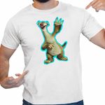 Fashion, accesorii si bijuterii - Barbati - Imbracaminte - Tricouri si bluze barbati - Tricou Barbati Ice Age Sid Lenes, alb, marime L - Infinity.ro