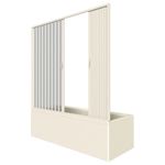 Casa si Gradina - Sanitare - Cazi si cabine de dus - Paravane si usi - Paravan cada, Astra 180AC, usi armonice, material Pvc, latime 180cm - Infinity.ro