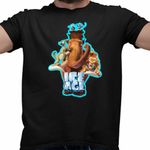Fashion, accesorii si bijuterii - Barbati - Imbracaminte - Tricouri si bluze barbati - Tricou Barbati Ice Age All Gang Epoca de Gheata, negru, marime XL - Infinity.ro