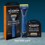 Ingrijire personala si Cosmetice - Aparate & accesorii ingrijire personala - Aparate de ras si tuns - Aparate de ras electrice - Set Wilkinson Hydro5 Groomer 4 in 1 cu 5 Lame, Aparat de Ras si Tuns, Barbati, 1 Rezerva - Infinity.ro