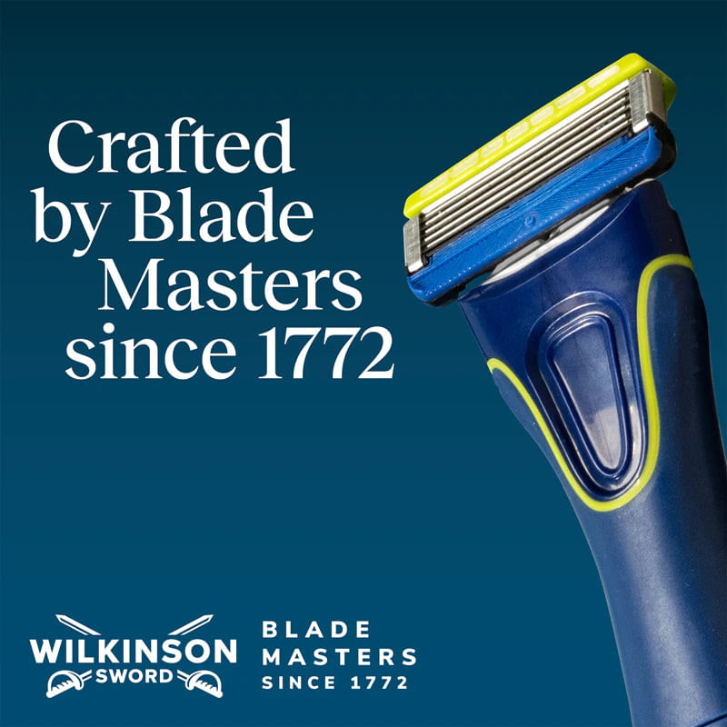 Ingrijire personala si Cosmetice - Aparate & accesorii ingrijire personala - Aparate de ras si tuns - Aparate de ras electrice - Set Wilkinson Hydro5 Groomer 4 in 1 cu 5 Lame, Aparat de Ras si Tuns, Barbati, 1 Rezerva - Infinity.ro