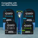Ingrijire personala si Cosmetice - Aparate & accesorii ingrijire personala - Aparate de ras si tuns - Aparate de ras electrice - Set Wilkinson Hydro5 Groomer 4 in 1 cu 5 Lame, Aparat de Ras si Tuns, Barbati, 1 Rezerva - Infinity.ro