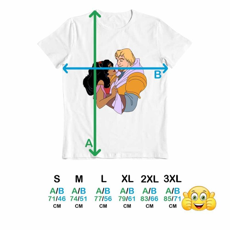 Fashion, accesorii si bijuterii - Barbati - Imbracaminte - Tricouri si bluze barbati - Tricou Barbati Cocosatul de la Notre-Dame Esmeralda Phoebus, alb, marime L - Infinity.ro