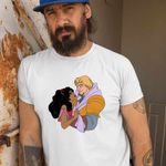 Fashion, accesorii si bijuterii - Barbati - Imbracaminte - Tricouri si bluze barbati - Tricou Barbati Cocosatul de la Notre-Dame Esmeralda Phoebus, alb, marime L - Infinity.ro