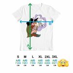 Fashion, accesorii si bijuterii - Barbati - Imbracaminte - Tricouri si bluze barbati - Tricou Barbati Cocosatul de la Notre-Dame Quasimodo Esmeralda Djali, alb, marime 3XL - Infinity.ro