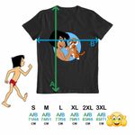 Fashion, accesorii si bijuterii - Barbati - Imbracaminte - Tricouri si bluze barbati - Tricou Barbati Cartea Junglei Mowgli Baby Tiger, negru, marime 3XL - Infinity.ro