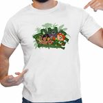 Fashion, accesorii si bijuterii - Barbati - Imbracaminte - Tricouri si bluze barbati - Tricou Barbati Cartea Junglei Mowgli, alb, marime XL - Infinity.ro