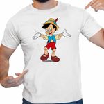Fashion, accesorii si bijuterii - Barbati - Imbracaminte - Tricouri si bluze barbati - Tricou Barbati Pinocchio Geppetto, alb, marime 3XL - Infinity.ro