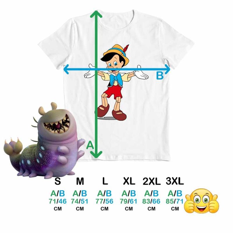 Fashion, accesorii si bijuterii - Barbati - Imbracaminte - Tricouri si bluze barbati - Tricou Barbati Pinocchio Geppetto, alb, marime 3XL - Infinity.ro