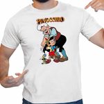 Fashion, accesorii si bijuterii - Barbati - Imbracaminte - Tricouri si bluze barbati - Tricou Barbati Pinocchio Geppetto Jiminy, alb, marime S - Infinity.ro