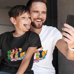 Fashion, accesorii si bijuterii - Barbati - Imbracaminte - Tricouri si bluze barbati - Tricou Barbati Spioanele Plaja Desene Animate Agenti Misiune, negru, marime S - Infinity.ro