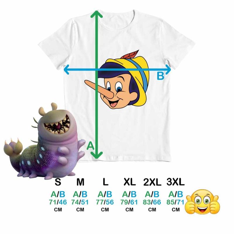 Fashion, accesorii si bijuterii - Barbati - Imbracaminte - Tricouri si bluze barbati - Tricou Barbati Pinocchio, alb, marime S - Infinity.ro