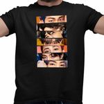 Fashion, accesorii si bijuterii - Barbati - Imbracaminte - Tricouri si bluze barbati - Tricou Barbati Kpop BTS Eyes Bangtan, negru, marime XL - Infinity.ro