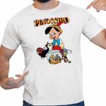 Fashion, accesorii si bijuterii - Barbati - Imbracaminte - Tricouri si bluze barbati - Tricou Barbati Pinocchio Jiminy Figaro Cleo, alb, marime M - Infinity.ro