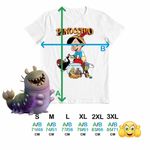 Fashion, accesorii si bijuterii - Barbati - Imbracaminte - Tricouri si bluze barbati - Tricou Barbati Pinocchio Jiminy Figaro Cleo, alb, marime M - Infinity.ro