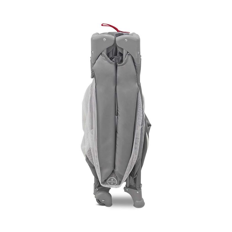 Casa si Gradina - Mobilier - Mobilier copii - Patuturi copii - Patut Pliabil de Calatorie Milly Mally Mirage, Nivel Reglabil, Roti si Geanta Transport, Grey - Infinity.ro