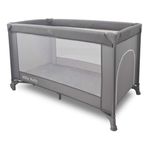 Casa si Gradina - Mobilier - Mobilier copii - Patuturi copii - Patut Pliabil de Calatorie Milly Mally Mirage, Nivel Reglabil, Roti si Geanta Transport, Grey - Infinity.ro