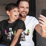 Fashion, accesorii si bijuterii - Barbati - Imbracaminte - Tricouri si bluze barbati - Tricou Barbati Marshmello Six Seven 67, negru, marime L - Infinity.ro