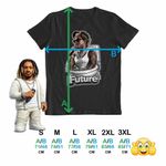 Fashion, accesorii si bijuterii - Barbati - Imbracaminte - Tricouri si bluze barbati - Tricou Barbati Future Skibidi Toilet Rap Music, negru, marime 2XL - Infinity.ro