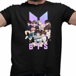 Fashion, accesorii si bijuterii - Barbati - Imbracaminte - Tricouri si bluze barbati - Tricou Barbati BTS Kpop Party Arirang, negru, marime XL - Infinity.ro