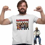 Fashion, accesorii si bijuterii - Barbati - Imbracaminte - Tricouri si bluze barbati - Tricou Barbati Iron Maiden Wasted Years, alb, marime XL - Infinity.ro