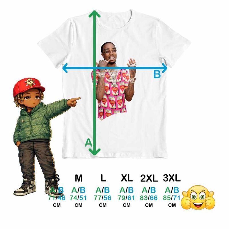 Fashion, accesorii si bijuterii - Barbati - Imbracaminte - Tricouri si bluze barbati - Tricou Barbati Quavo Greatness Trap, alb, marime 3XL - Infinity.ro