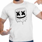 Fashion, accesorii si bijuterii - Barbati - Imbracaminte - Tricouri si bluze barbati - Tricou Barbati Marshmello Melting, alb, marime XL - Infinity.ro