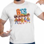 Fashion, accesorii si bijuterii - Barbati - Imbracaminte - Tricouri si bluze barbati - Tricou Barbati BTS Arirang Kpop, alb, marime M - Infinity.ro