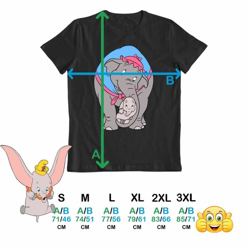 Fashion, accesorii si bijuterii - Barbati - Imbracaminte - Tricouri si bluze barbati - Tricou Barbati Dumbo Mama Jumbo Circ Clovn, negru, marime XL - Infinity.ro