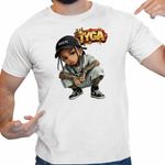 Fashion, accesorii si bijuterii - Barbati - Imbracaminte - Tricouri si bluze barbati - Tricou Barbati Tyga Hip Hop Party Vibe, alb, marime L - Infinity.ro